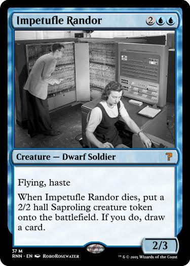 Illustration for article titled A Neural Network Designs Magic: the Gathering Cards, and It's Hilarious